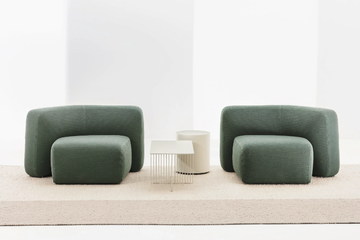 SUISEKI - Fabric armchair by La Cividina - view 3